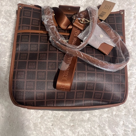 Steve Madden Brown and Tan Shoulder Bag - Picture 1 of 3